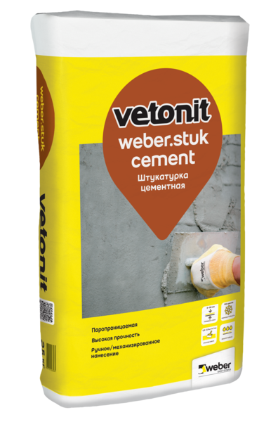 VETONIT stuk cement штукатурка фасадная цементная (25 кг)