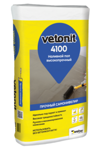 VETONIT 4100 Высокопрочный наливной пол, 20 кг 