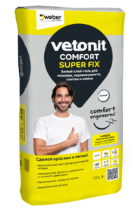 VETONIT Comfort Super Fix клей-гель для мозаики, керамогранита, плитки и камня  (20кг)