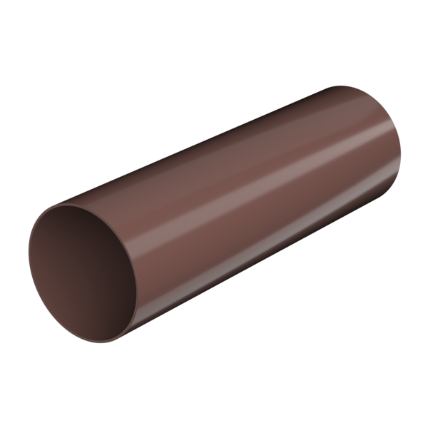 Труба водосточная коричневый Verat (1,5м)