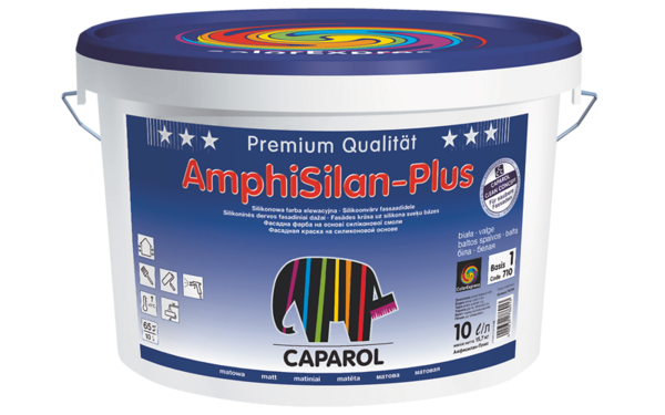 CAPAROL Краска водно-дисперсионная для наружных работ AmphiSilan-Plus / АмфиСилан-Плюс База 3  9,4л