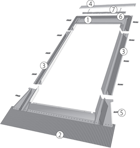 Оклад EZV-P 66*118 для профилированной кровли FAKRO