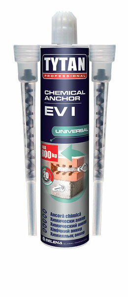 Анкер химический Универсальный TYTAN Professional EV-I 300 мл серый 