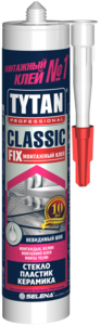 TYTAN Professional Classic Fix Монтажный клей, 280 мл, прозрачный 