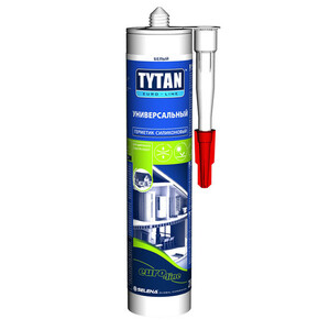TYTAN Professional Euro-Line герметик силиконовый универсальный белый, 280 мл 