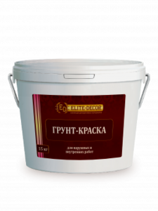Грунт-краска супербелая (15кг) ТМ "ELITE-DECOR"