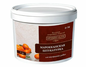 Декоративное покрытие "Марокканская штукатурка" ( 7кг) ТМ "ELITE-DECOR"