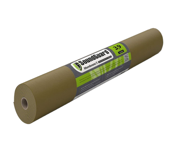 Звукоизоляционная мембрана SoundGuard Membrane 3.9 S  2500х1200х3,9 мм (3 м2 в рул) 