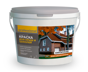 Краска для крыш и цоколей белая PF 304 (15 кг) ТМ "Professional"