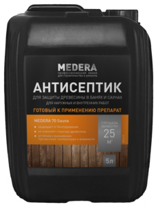Антисептик для бань и саун Медера 70 (5л)