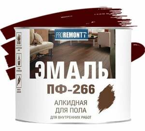 Эмаль ПФ266 Proremontt красно-коричневая (2,7 кг)