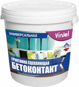 Грунтовка VinJel "Бетоконтакт" универсальный, 6кг