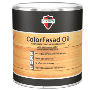 Масло цветное непрозрачное DECKEN ColorFasad Oil/ NCS S 2005-Y50R /2,5 л