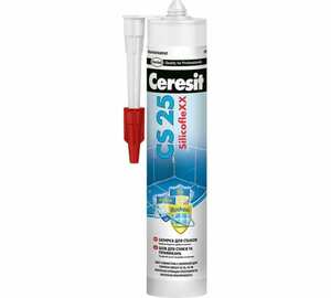 Затирка Ceresit CS25 антрацит эластичная силиконовая 280мл №13