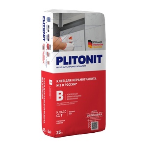 PLITONIT клей для плитки В усиленный  (25кг)