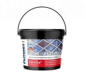 PLITONIT Колорит затирка серая (2кг) 