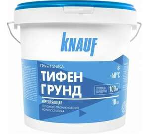 Грунтовка укрепляющая глубокого проникновения Knauf Тифенгрунд (10кг)