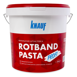 Шпаклевка финишная готовая Ротбанд Паста ПРОФИ  KNAUF (18кг)