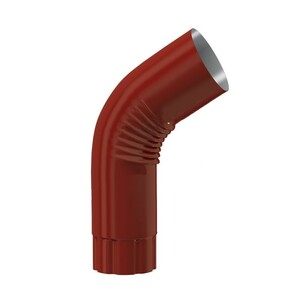 Колено трубы D150 (ПЭ-01-3011 Коричнево-красный-0.5) МЕТАЛЛ ПРОФИЛЬ
