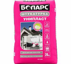 Штукатурка известково-цементная УНИПЛАСТ (20 кг)