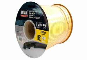 TYTAN Professional уплотнитель для окон Е 150m х 9mm x 4 mm белый