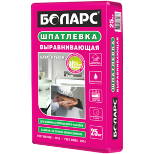 Шпатлевка выравнивающая 25 кг Боларс