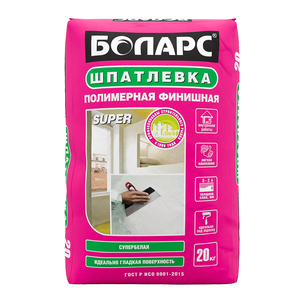 Шпатлевка финишная SUPER Боларс 20кг