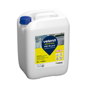 Vetonit industrial MD 16 pro грунтовка  для промышленных полов, 10 л 