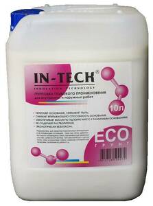 Грунтовка IN-TECK ECO глубокого проникновения акриловая, 10л