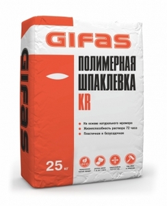 Шпаклевка полимерная GIFAS КR 25кг 