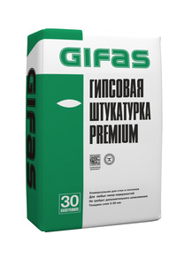 Штукатурка гипсовая GIFAS PREMIUM 30кг 