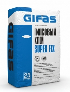 Клей гипсовый GIFAS SUPER FIX 25кг 