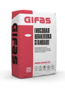 Шпаклевка гипсовая GIFAS STANDART 25 кг 