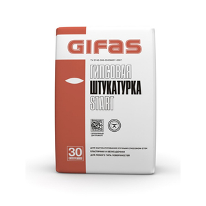 Штукатурка гипсовая GIFAS START 30кг 