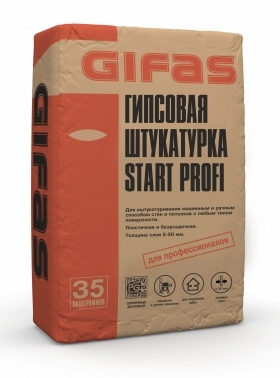 Штукатурка гипсовая GIFAS START PROFI 35кг 