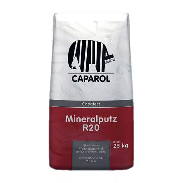 CAPAROL декоративная минеральная штукатурка Capatect MineralPutz R20, 25 кг