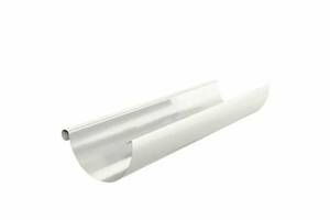 Желоб водосточный D125х3000 (ПЛД-02-9010 -0.5) МЕТАЛЛ ПРОФИЛЬ