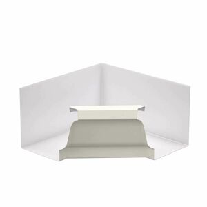 Угол желоба внутренний 120*86 (ПЛ-02-9010-0,5) МЕТАЛЛ ПРОФИЛЬ 