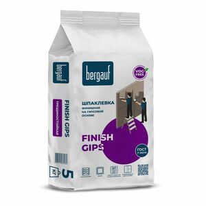 Шпаклевка Bergauf Finish Gips финишная, 5 кг 
