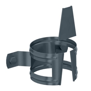 Держатель трубы D90 (на кирпич) GS lite (ПЭД-01-7024\7024-0.6) МЕТАЛЛ ПРОФИЛЬ 