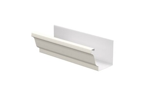 Желоб водосточный 120х86х3000 (ПЭ-01-9003 -0,5) МЕТАЛЛ ПРОФИЛЬ 