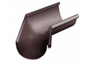 Угол желоба внутренний 135 гр 150 мм RAL 8017 шоколад Grand Line