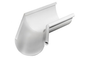 Угол желоба внутренний 135 гр. 125мм белый RAL 9003 Grand Line