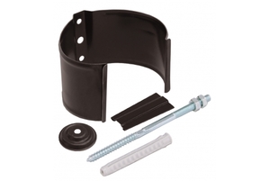 Кронштейн трубы Grand Line на кирпич 90мм RAL8017 шоколад