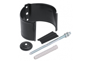 Кронштейн трубы на кирпич 90мм RAL 7024 мокрый асфальт Grand Line