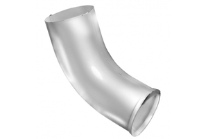 Колено стока 100 мм RAL 9003 сигнальный белый Grand Line