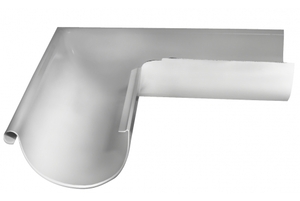 Угол желоба внешний 90 гр.125мм белый RAL 9003 Grand Line