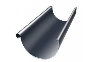 Желоб полукруглый 125 мм 3 м RAL 7024 мокрый асфальт Grand Line