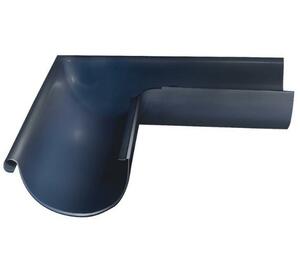 Угол желоба внешний 90 гр.150мм мокрый асфальт RAL 7024 Grand Line