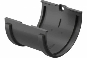 Соединитель желобов 120мм (Серый) DOCKE STANDART